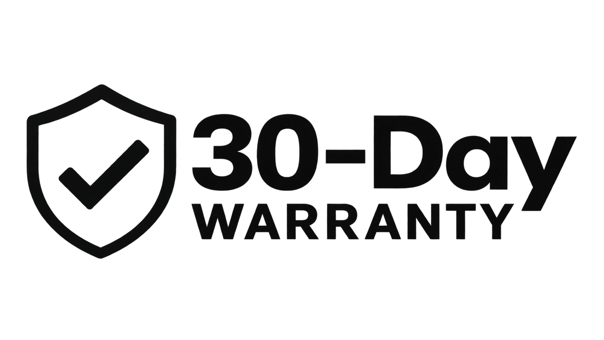 30 Day Warranty